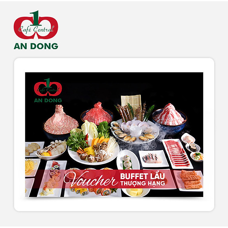 Café Central - Voucher Buffet Hotpot Windsor - Lẩu Hải Sản Thượng Hạng