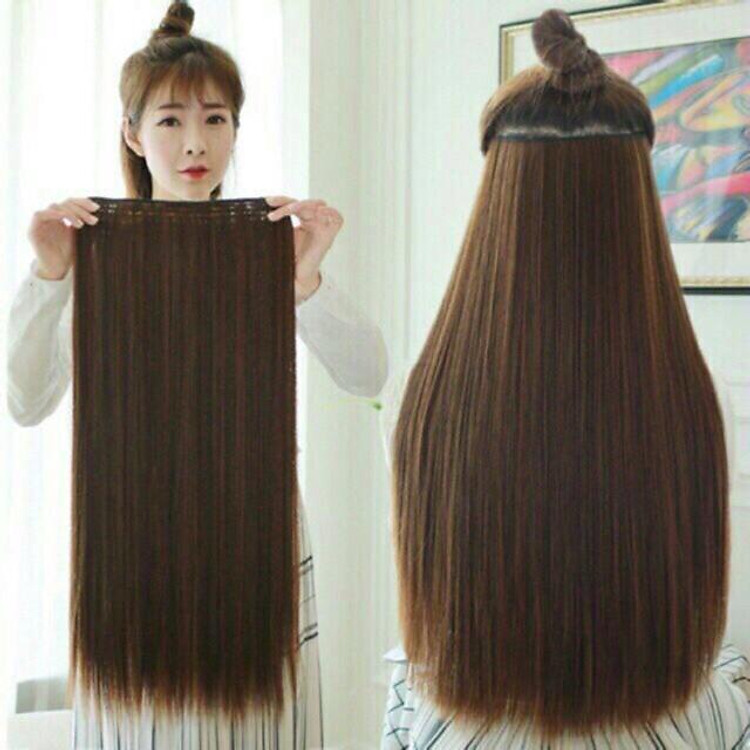 Tóc giả kẹp đuôi thẳng