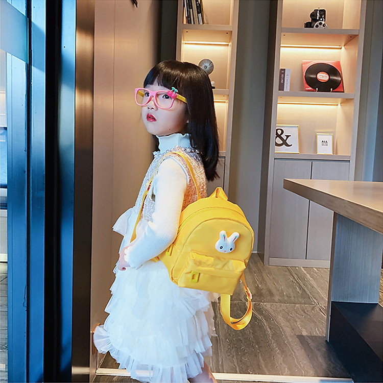 Balo mẫu giáo cho bé gái Thỏ & Carrot (Vàng) - Ảnh 3
