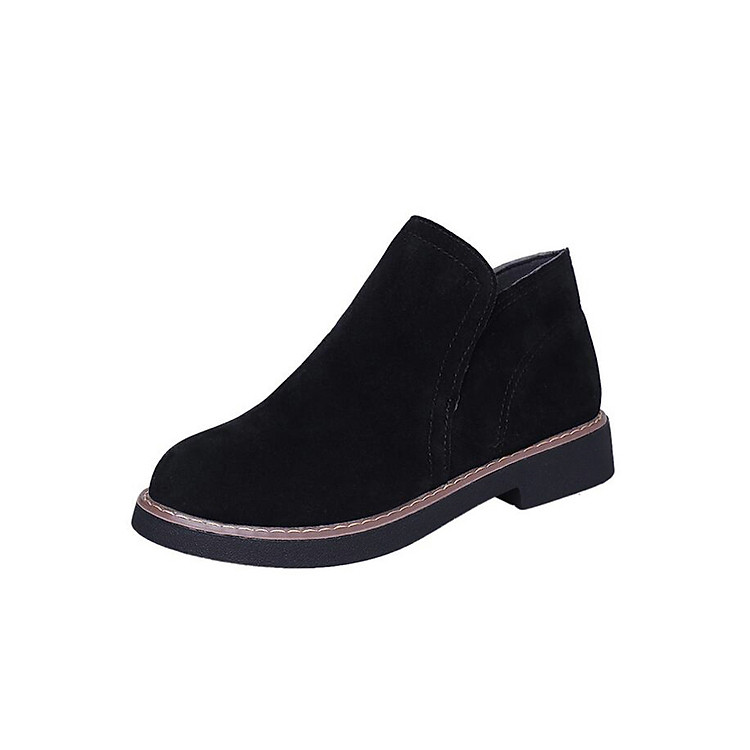 Giày Bốt Nữ Da Lộn Mềm Đẹp Cá Tính 3Fashion - MSP 3123