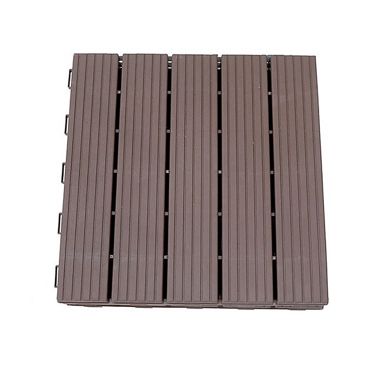 40 Tấm Vỉ Nhựa Lót Sàn Home Max. Lót Sàn Ban Công/Nhà Tắm/Hồ Bơi/Sân Thượng
(30x30x2cm), Chống Trơn Trượt, Cực Bền - Hàng VNXK (Loại 1)