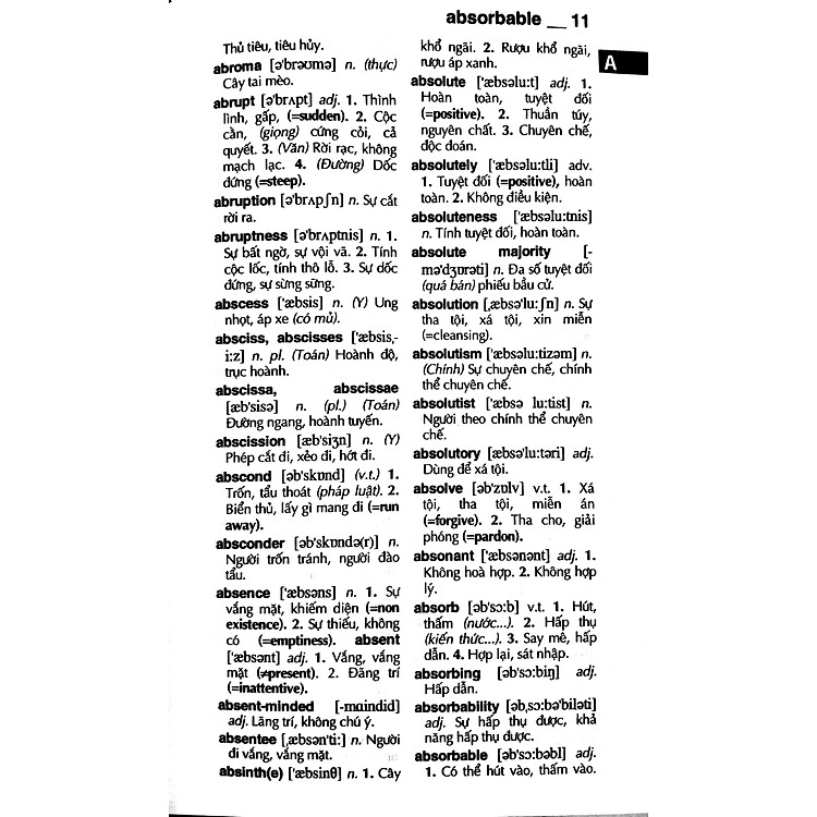 Từ Điển Anh-Việt - 75000 Mục Từ Và Định Nghĩa (Tái Bản 2023) - Ảnh 2