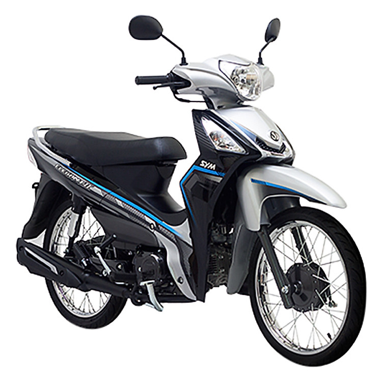 Xe Máy SYM Elegant 100 - Đen + Tặng Combo 4 Quà Tặng