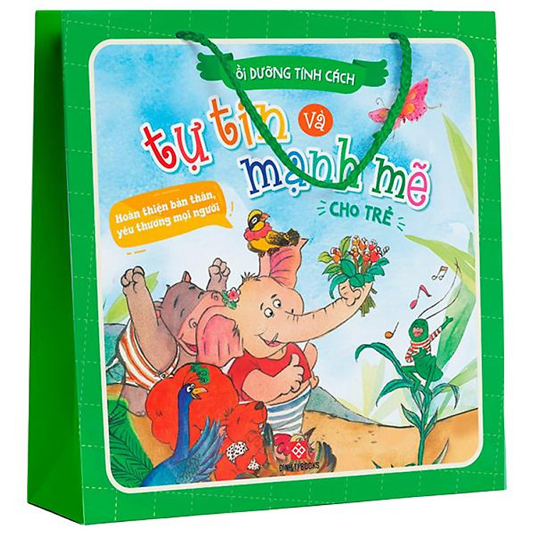 Sách - Bộ Sách Bồi Dưỡng Tính Cách Tự Tin Và Mạnh Mẽ Cho Trẻ - Hoàn Thiện Bản Thân, Yêu Thương Mọi Người (Túi 4 Cuốn)