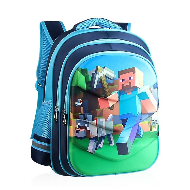 Ba lô Minecraft cho học sinh cấp 1, cấp 2