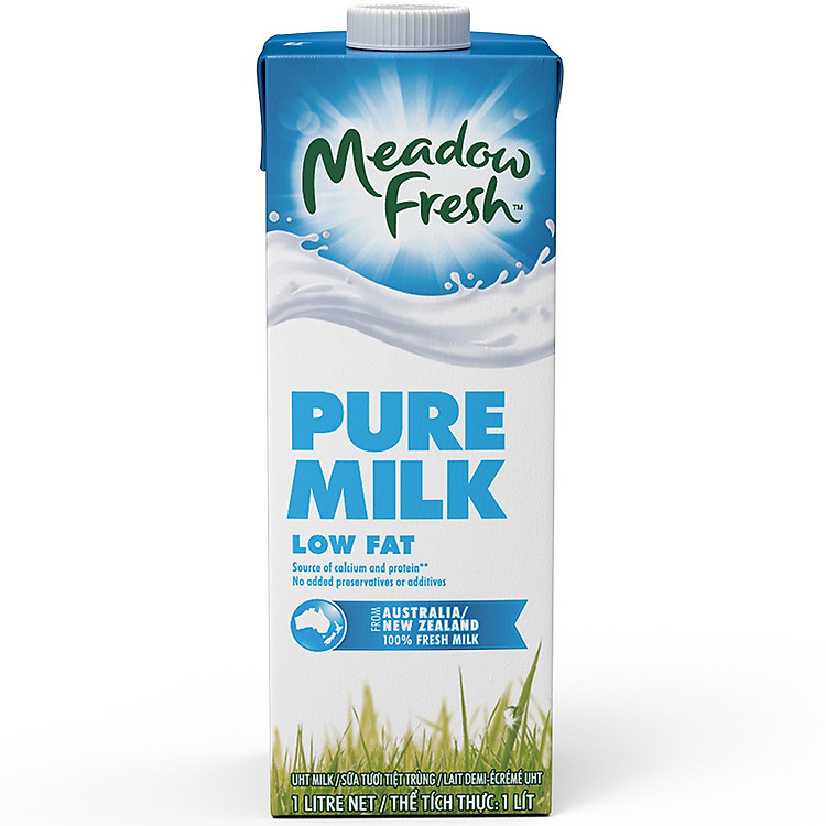 Sữa Tươi Tiệt Trùng Ít Béo Meadow Fresh 1L