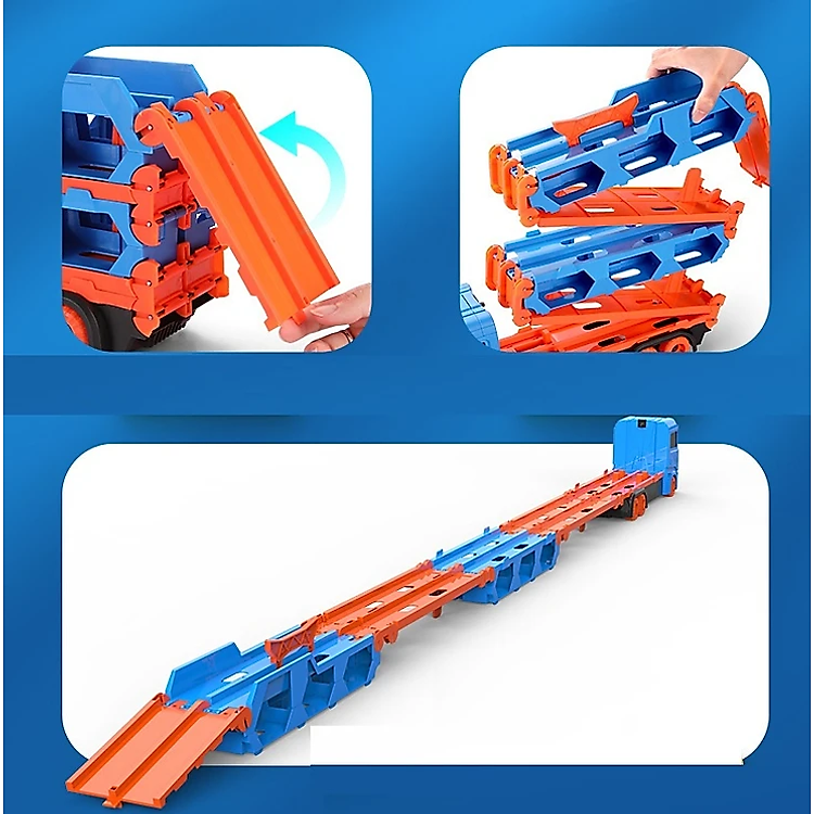 Ô tô đồ chơi BK TOTECH xe tải 3 tầng Chính hãng Giá tốt - Hình ảnh 4