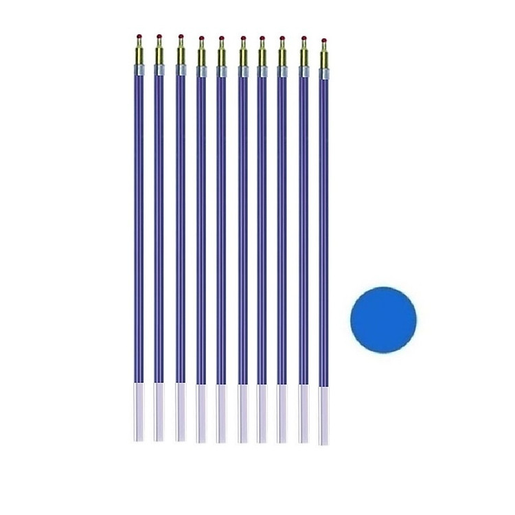 Set 10 bút bi dầu Baoke B73 ngòi 0.7mm / Bút bi Oil based gel pen tam giác ruột thay BP015