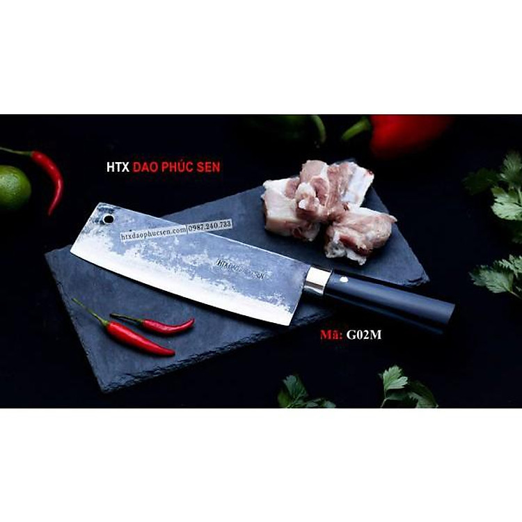 Dao Phúc Sen - Dao thái 22 cán mun