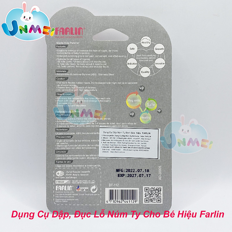 Dụng Cụ Dập Lỗ Núm Ty FARLIN Đảm bảo Giá tốt - Hình ảnh 2
