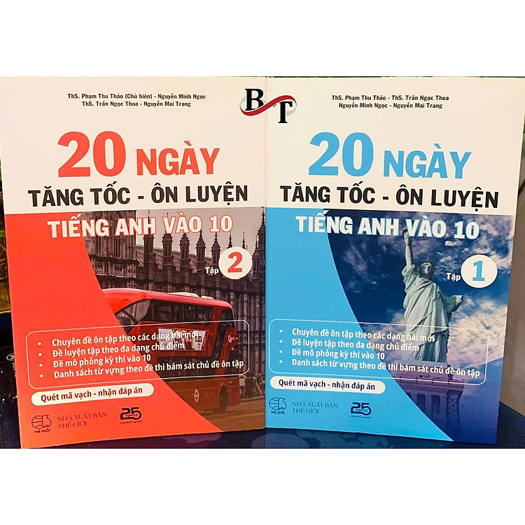 Sách - 20 ngày tăng tốc ôn luyện tiếng anh vào 10 ( tập 1)
