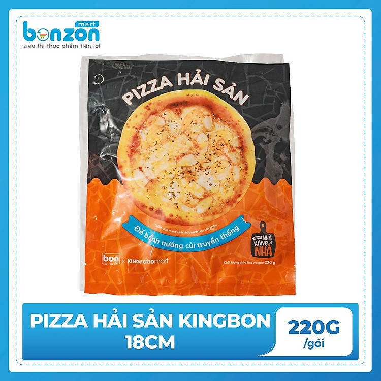 Pizza Hải Sản KINGBON 18CM (220G)