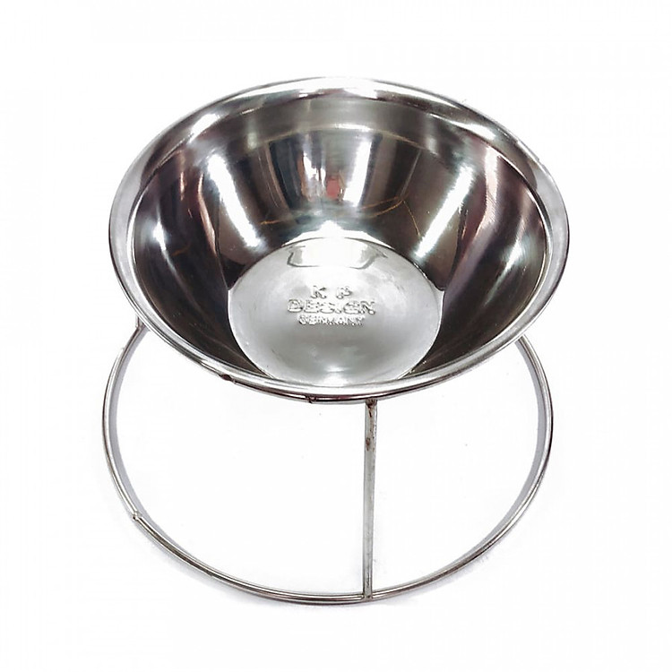 Bát Ăn Inox Có Chân Cho Chó Kún Miu