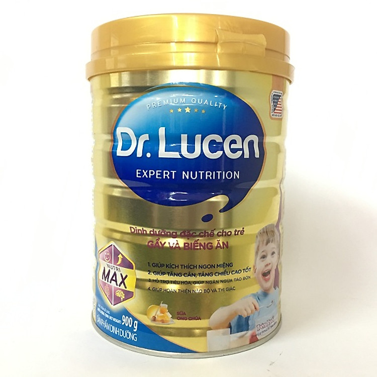 Sữa Dr. Lucen NutriMax cho trẻ gầy và biếng ăn trên 1 tuổi