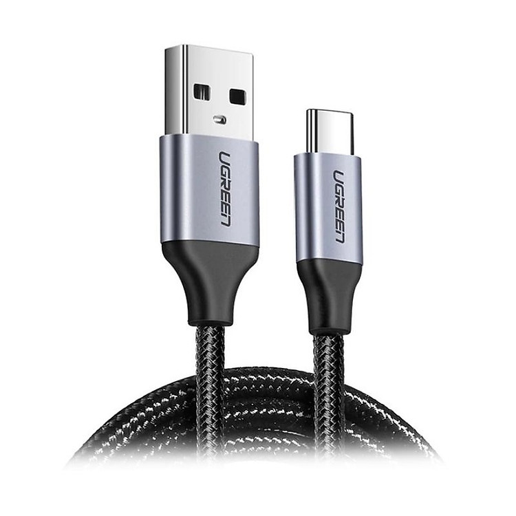 CáP Usb-A Sang Type C Cao CấP 2M MàU XáM Ugreen Us28860128 HàNg ChíNh HãNg