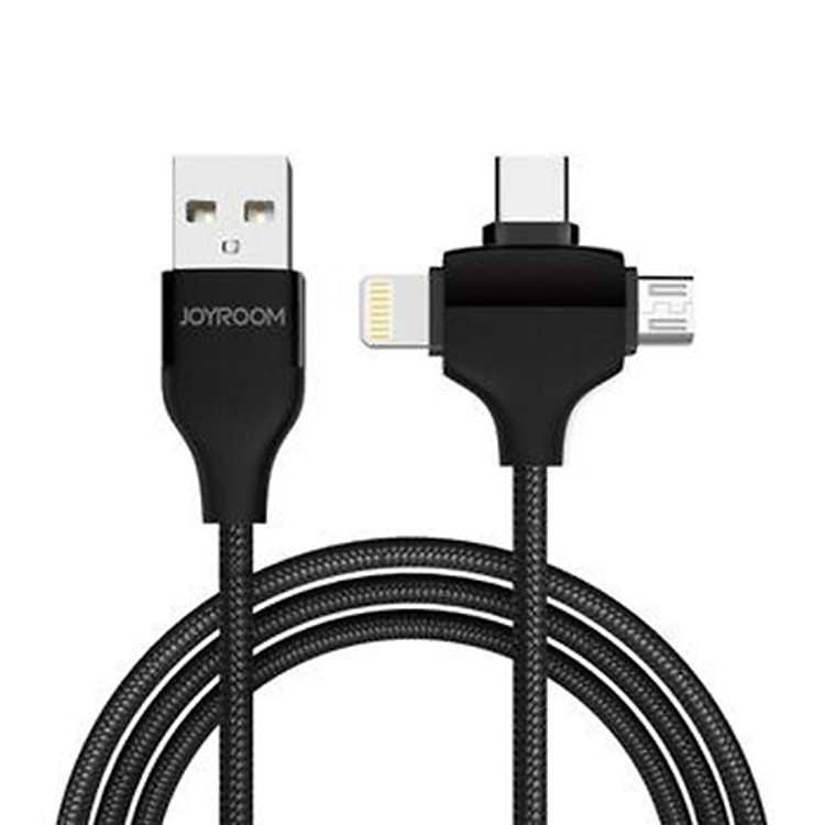 Cáp Sạc 3 Trong 1 Joyroom S-L317 Lingtning/MicroUSB/TypeC