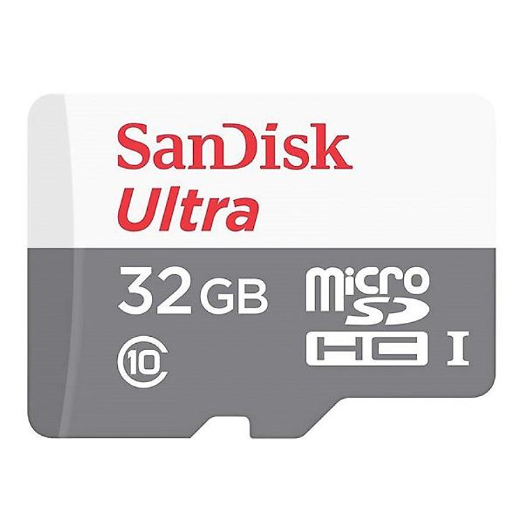 Thẻ nhớ Micro SDHC Sandisk Class 10 Ultra 80MB - 32GB - Hàng nhập khẩu