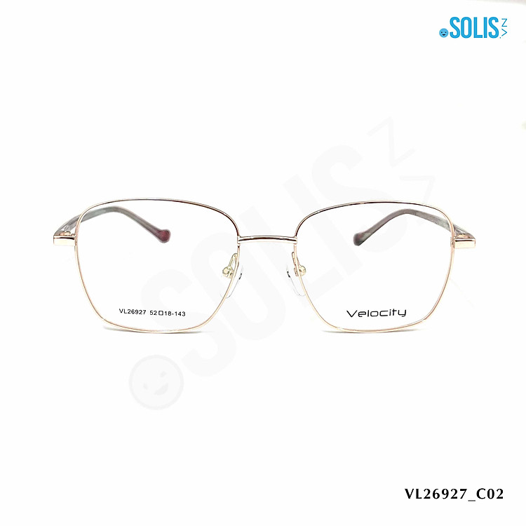 Gọng kính KL Velocity VL26927 - KÍNH KIM LOẠI HIỆU VELOCITY VL26927 KÍCH THƯỚC 52-18-143