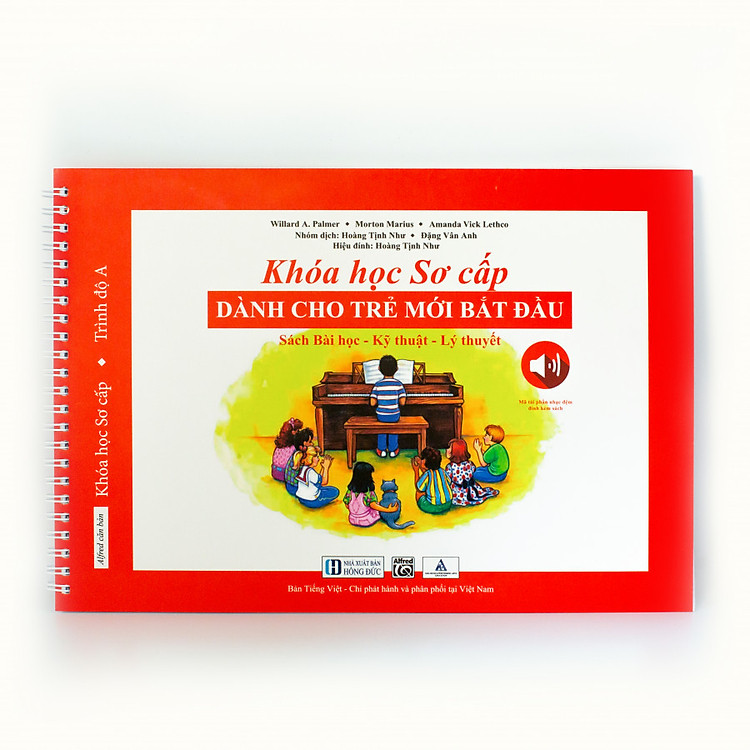 Bộ sách học Piano trình độ vỡ lòng A