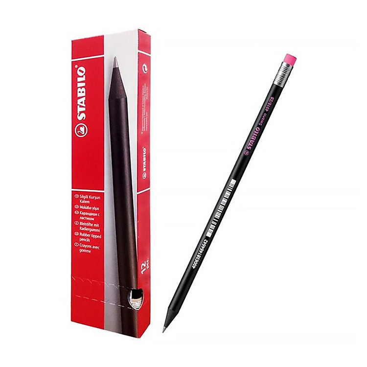 Bút Chì Gỗ STABILO Swano 2B (12 cây) - Ảnh 5