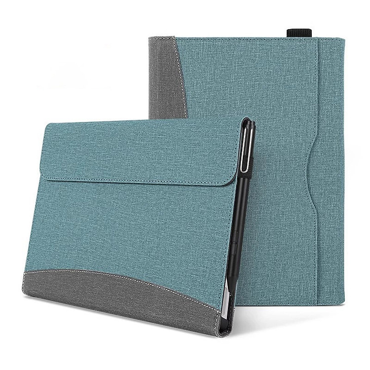 Bao Da dành cho Microsoft Surface Pro 12/11/10/9/8/7/Surface Go 1/2/3 Zaki Kẻ Sọc - Hàng Nhập Khẩu