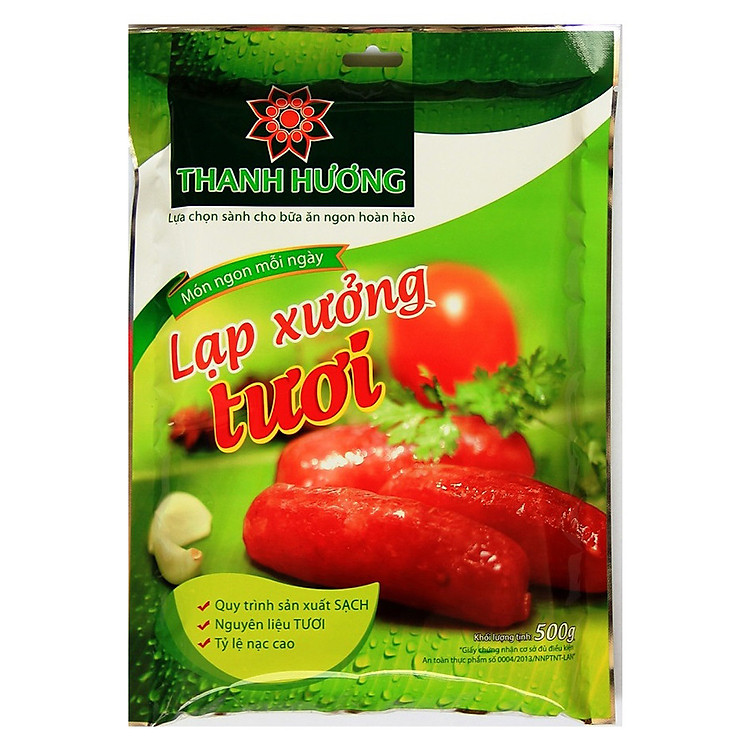Lạp xưởng tươi Thanh Hương Heo Đặc Biệt 500g