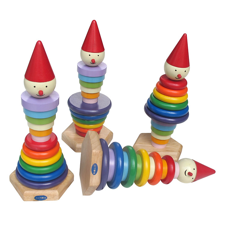Mua Đồ chơi xếp chồng tháp gỗ Winwintoys Chính hãng Giá tốt - Hình ảnh 2