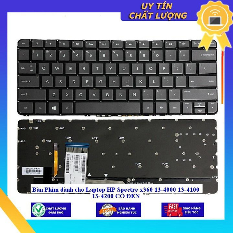 Bàn Phím dùng cho Laptop HP Spectre x360 13-4000 13-4100 13-4200 CÓ ĐÈN - Hàng Nhập Khẩu New Seal
