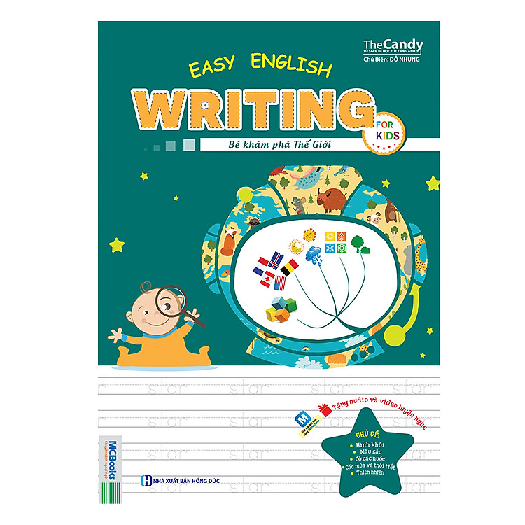 Sách Easy English Writing For Kid – Bé Khám Phá Thế Giới