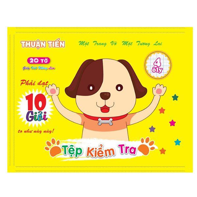 Tệp Kiểm Tra 4 Ô Ly Tân Thuận Tiến (20 tờ)