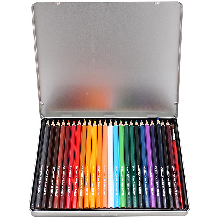 Chì 24 Màu Hộp Thiếc Baoke PW-1624