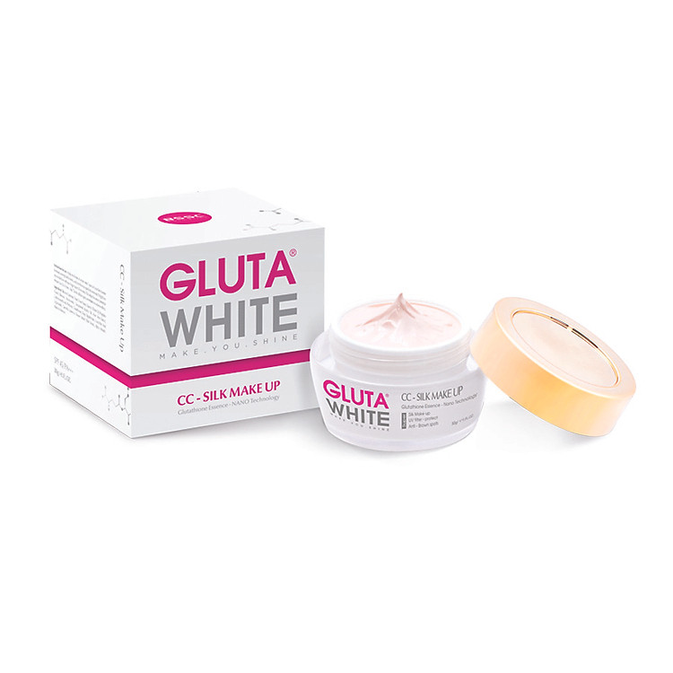 Kem trang điểm CC Make up nhung lụa Gluta White