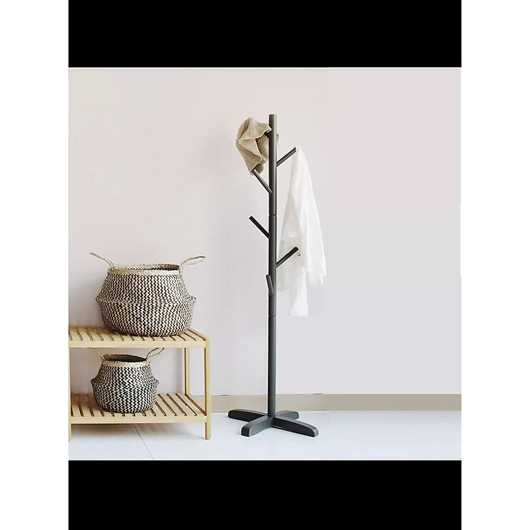 Cây treo quần áo gỗ kiểu dáng hiện đại