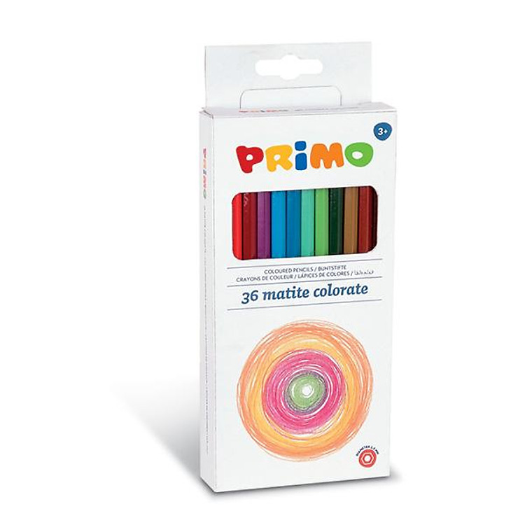 Bộ Bút Chì Màu Lục Giác PRIMO (36 chiếc)