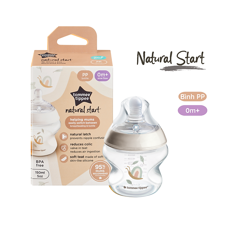 COMBO 2 Bình Sữa Tommee Tippee 150ml Giá rẻ - Hình ảnh 4