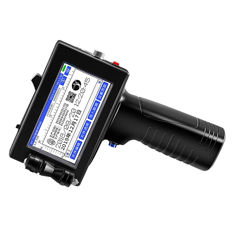 Máy in date cầm tay Promax MX5 in logo, in trên mọi chất liệu 12.7mm, mực HP, 600DPI - Hàng nhập khẩu