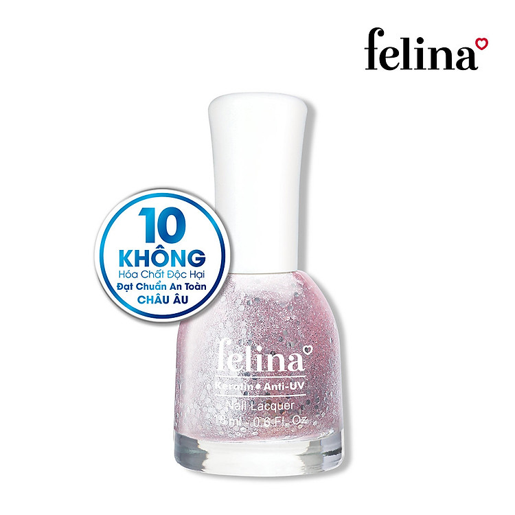 Sơn móng tay Felina 18ml CK108 Kim Tuyến Hồng