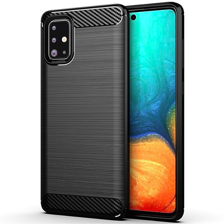 Ốp lưng chống sốc cho Samsung Galaxy A71 (chuẩn quân đội, chống va đập, chống vân tay) - Hàng chính hãng