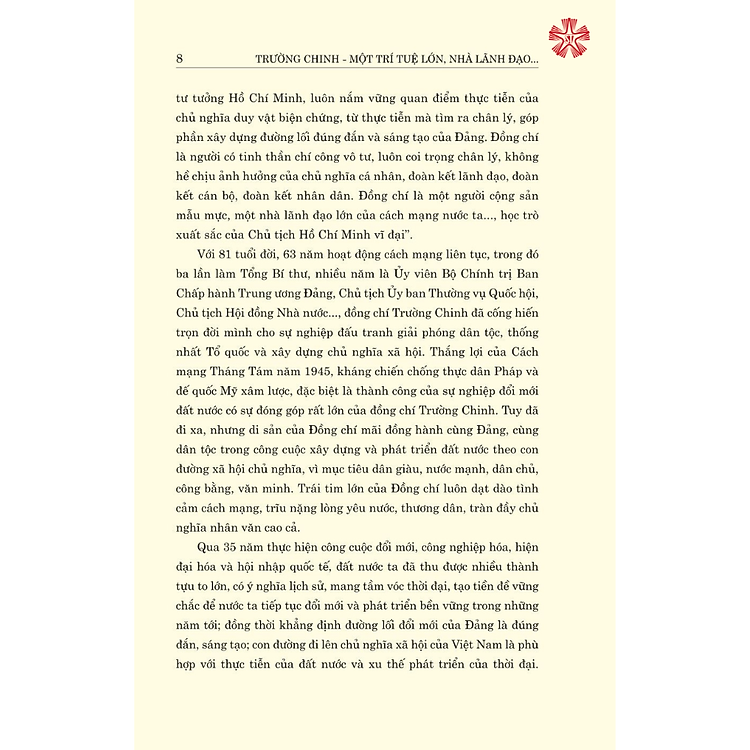 Trường Chinh - Một trí tuệ lớn, nhà lãnh đạo kiệt xuất của cách mạng Việt Nam - Ảnh 4