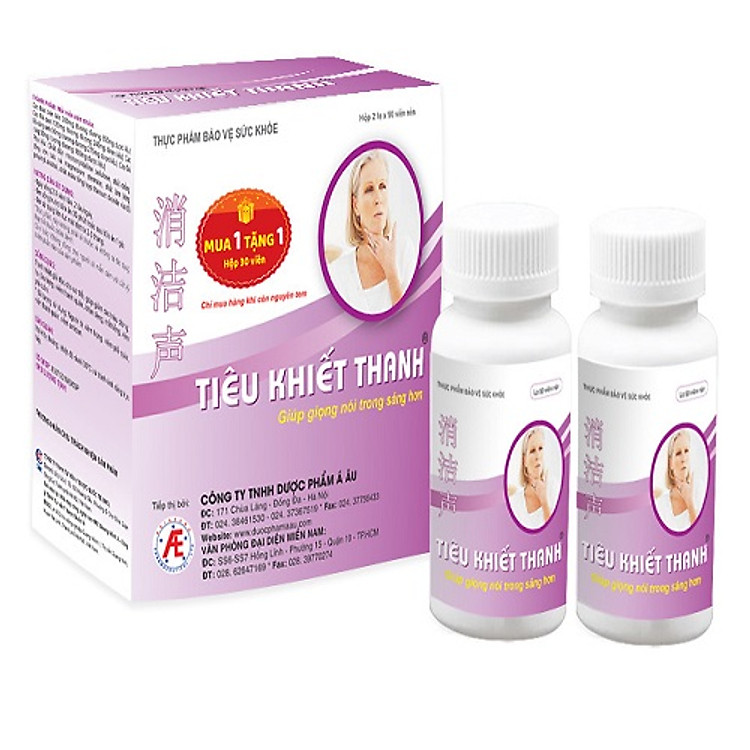 Thực phẩm bảo vệ sức khỏe Tiêu Khiết Thanh - Hộp 180 Viên