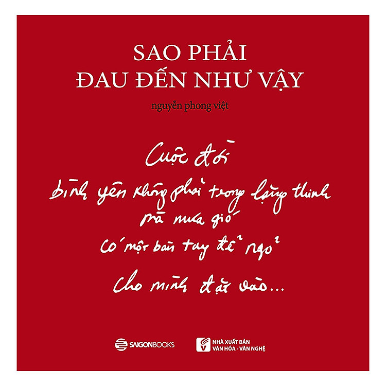 Sách Sao Phải Đau Đến Như Vậy
