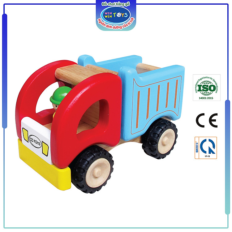 Mua tại Tiki: Xe tải gỗ Winwintoys 65292 phát triển trí tưởng tượng Chính hãng Giá rẻ