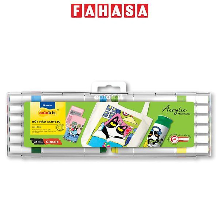 Bút Màu Acrylic Colokit ACM-C018 (24 chiếc)