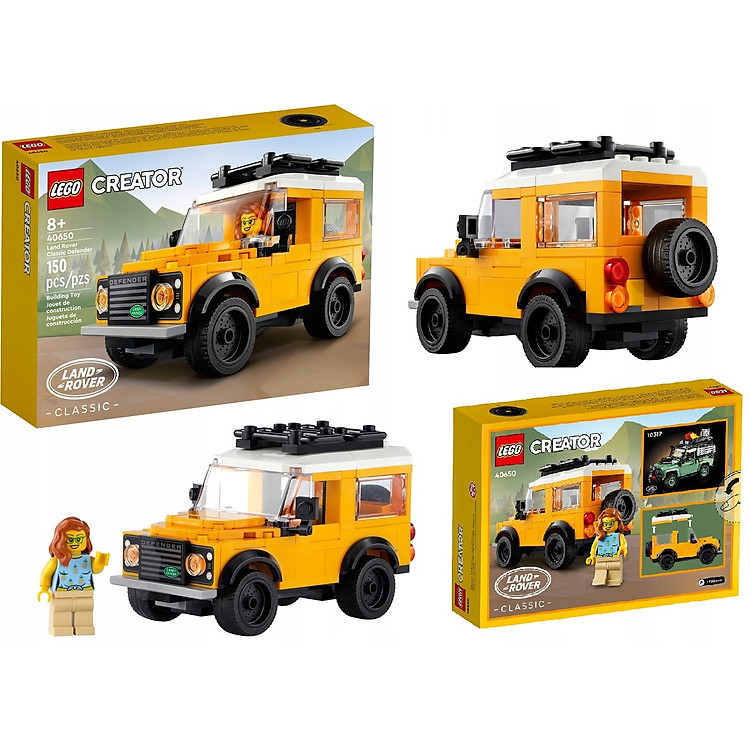 LEGO CREATOR 40650 - Xe Cổ Điển Land Rover Chính hãng Ưu đãi - Hình ảnh 2