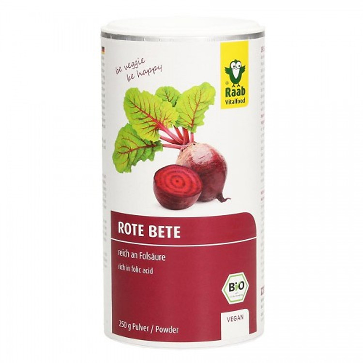 Bột củ dền hữu cơ 250g Raab