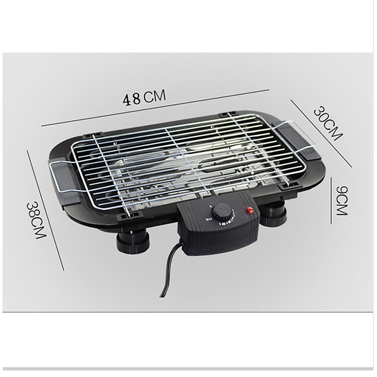 Bếp Nướng Không Khói 5 Mức Nhiệt, Nướng Thịt Ngay Tại Nhà, An Toàn Không Khói Bụi...