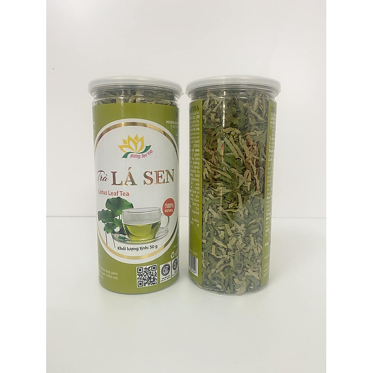 (COMBO 2 HŨ) TRÀ LÁ SEN HŨ 50G - HƯƠNG SEN VIỆT