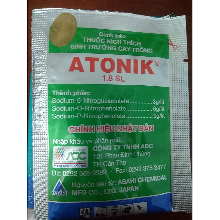 ATONIK - Kích thích tăng trưởng cây trồng - gói 10ml