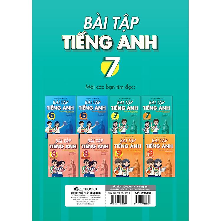 Bài Tập Tiếng Anh 7 - Có Đáp Án - Ảnh 2