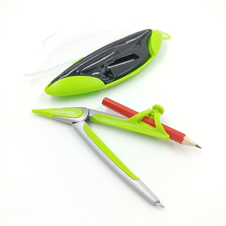 Compa Chì Gỗ Stacom CS104 - Màu Xanh Lá - Ảnh 3